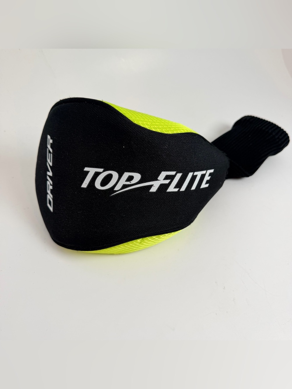 Top-Flite Driver Headcover in Black and Neon Yellow